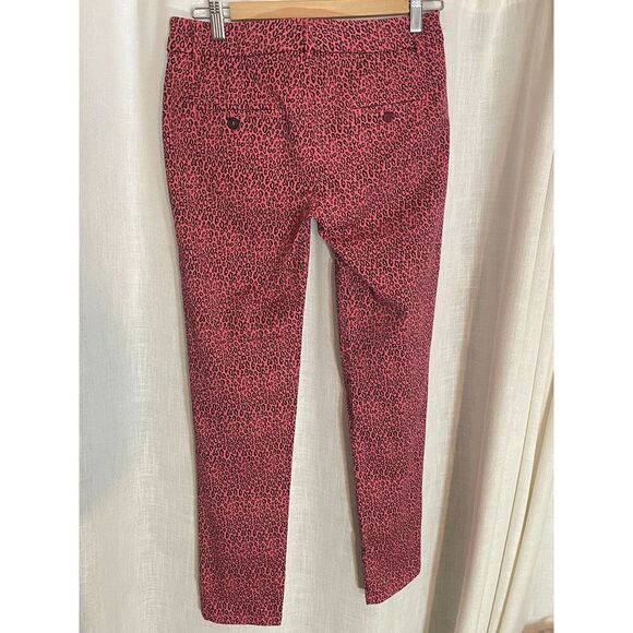 Another Label Italian Pink Leopard Skinny Jeans, size small. Pin-up Chic. EUC - Picture 5 of 6